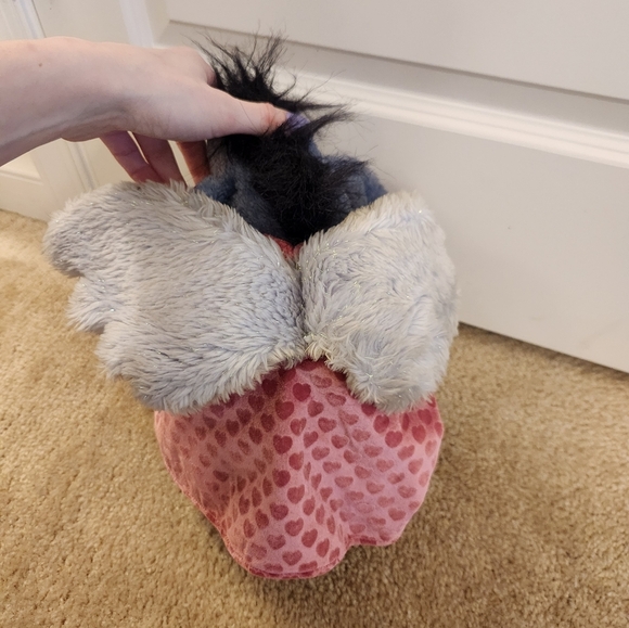 Eeyore Holiday 12" Plushies Santa & Cupid with Wings & Bow #W - Picture 2 of 5